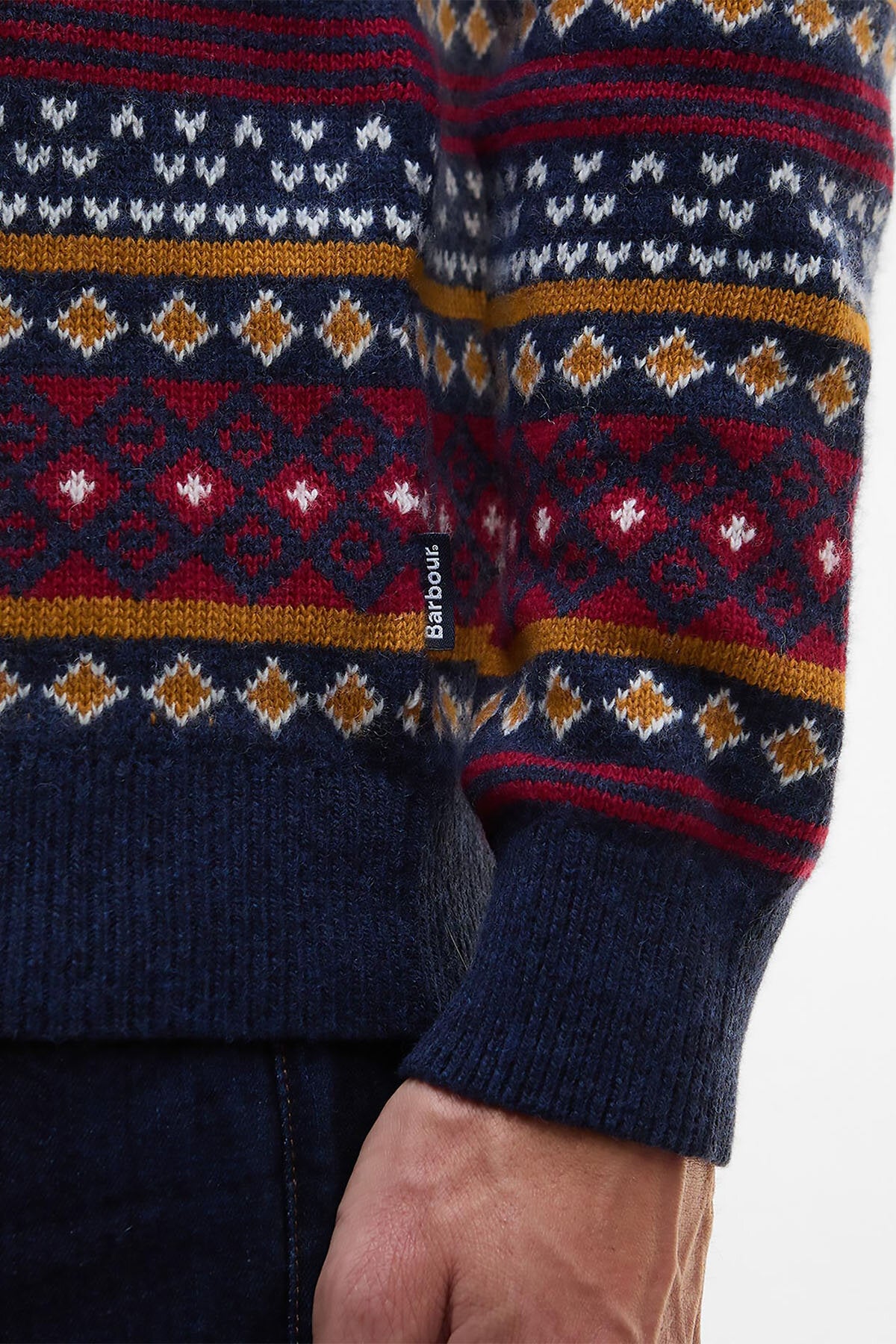 Easdale Fair Isle Rundhalspullover