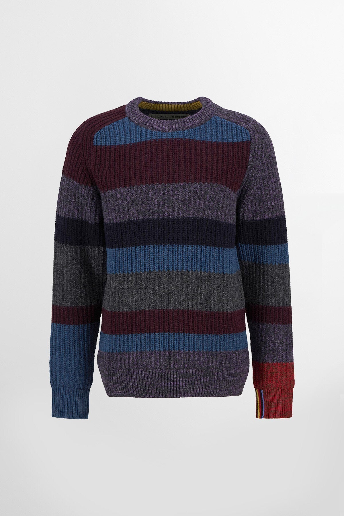 Paul Smith loves Multi Striped Crew Neck Jumper