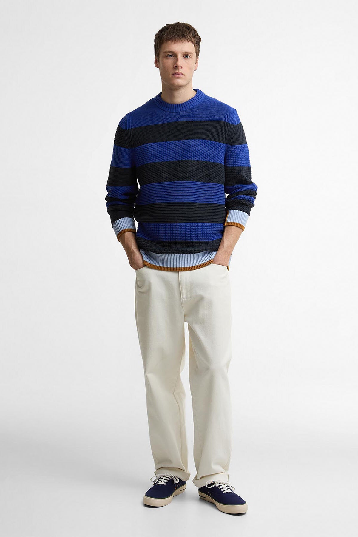 Paul Smith Loves Southwold Striped Crew Neck Jumper