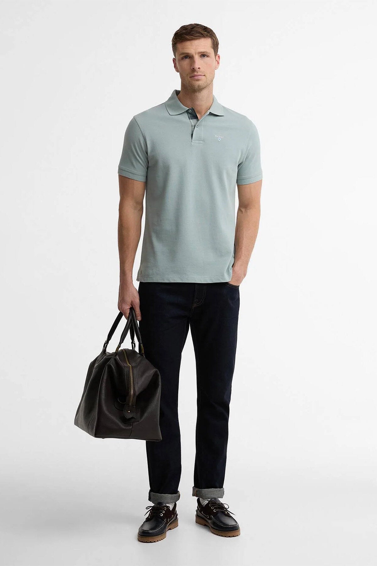 Polo-Shirt aus Tartan-Piqué
