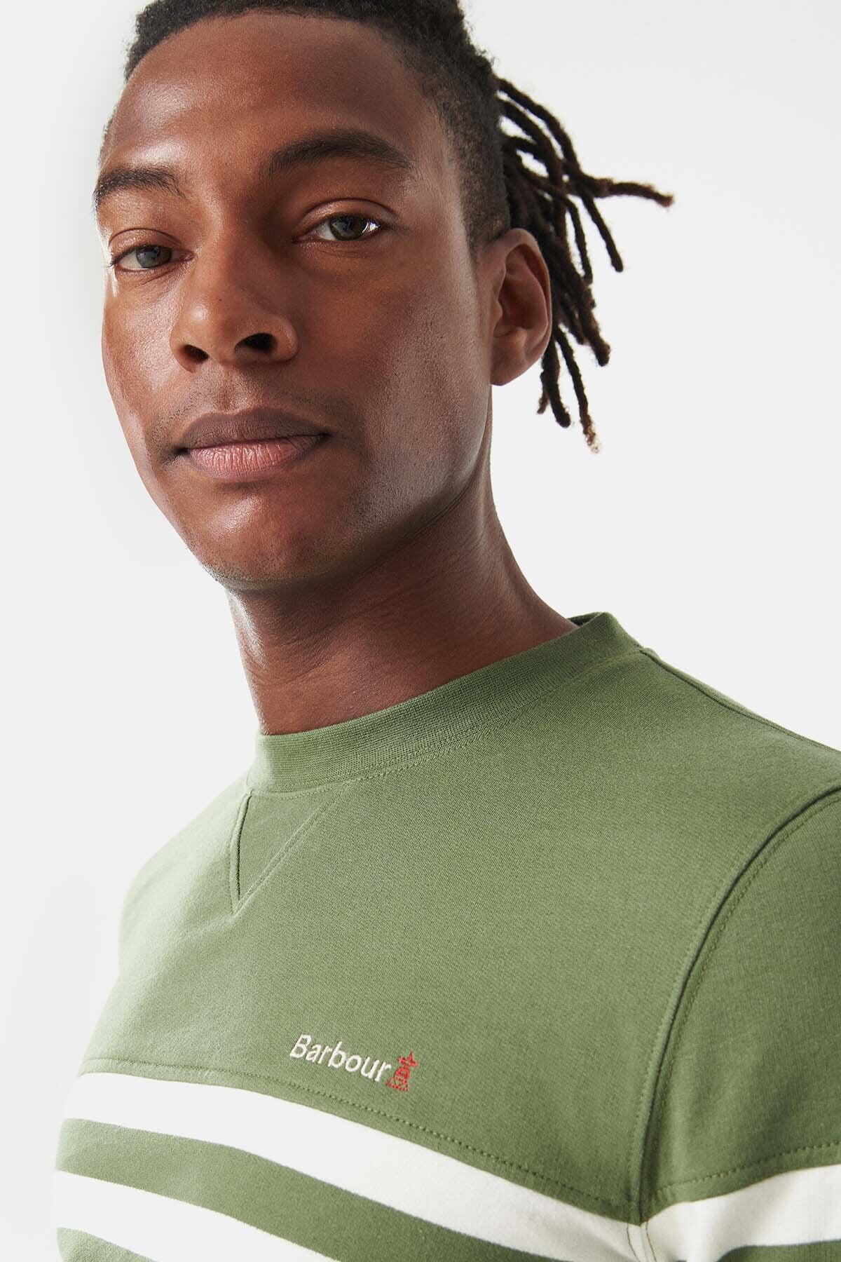 Firthmoor gestreiftes Rundhals-T-Shirt