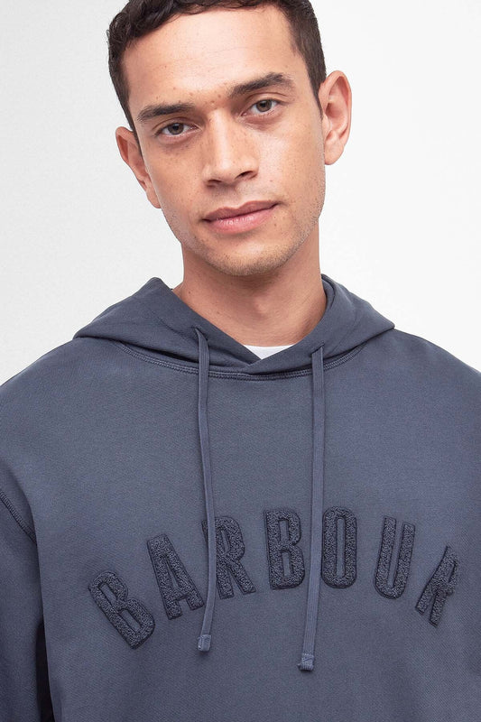 Kapuzenpullover mit Washed-Logo
