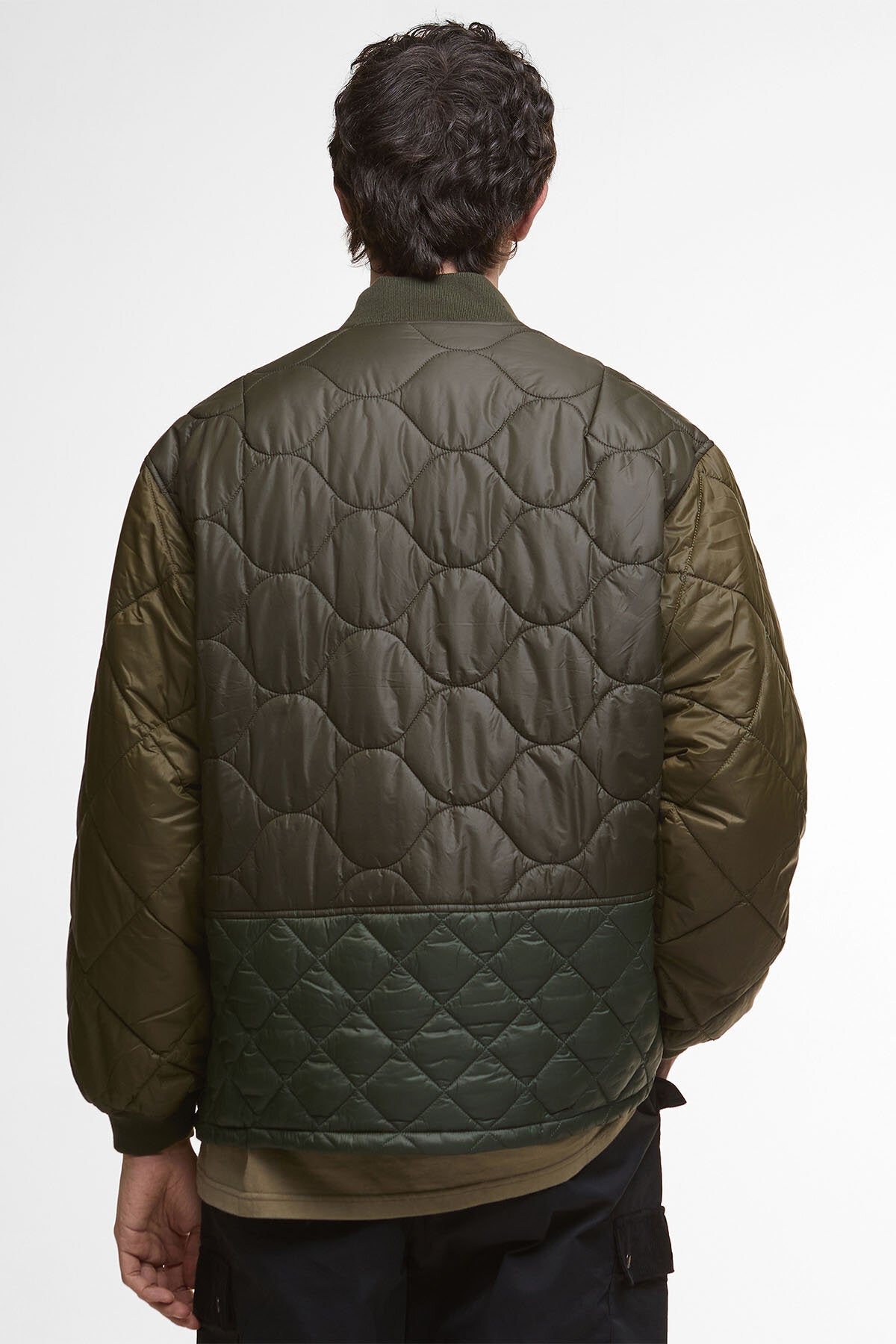 Gesteppte Cording-Jacke