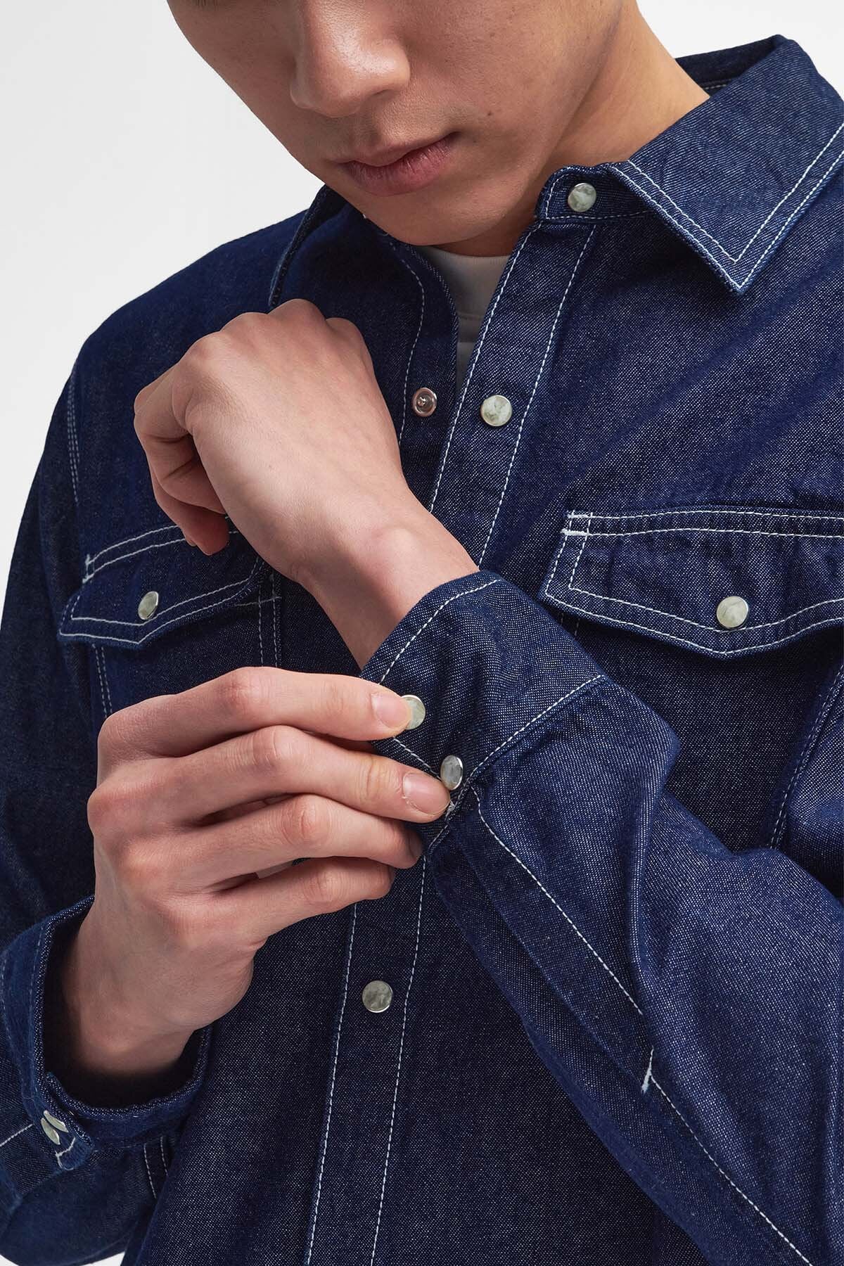 Terence Denim Langarmhemd