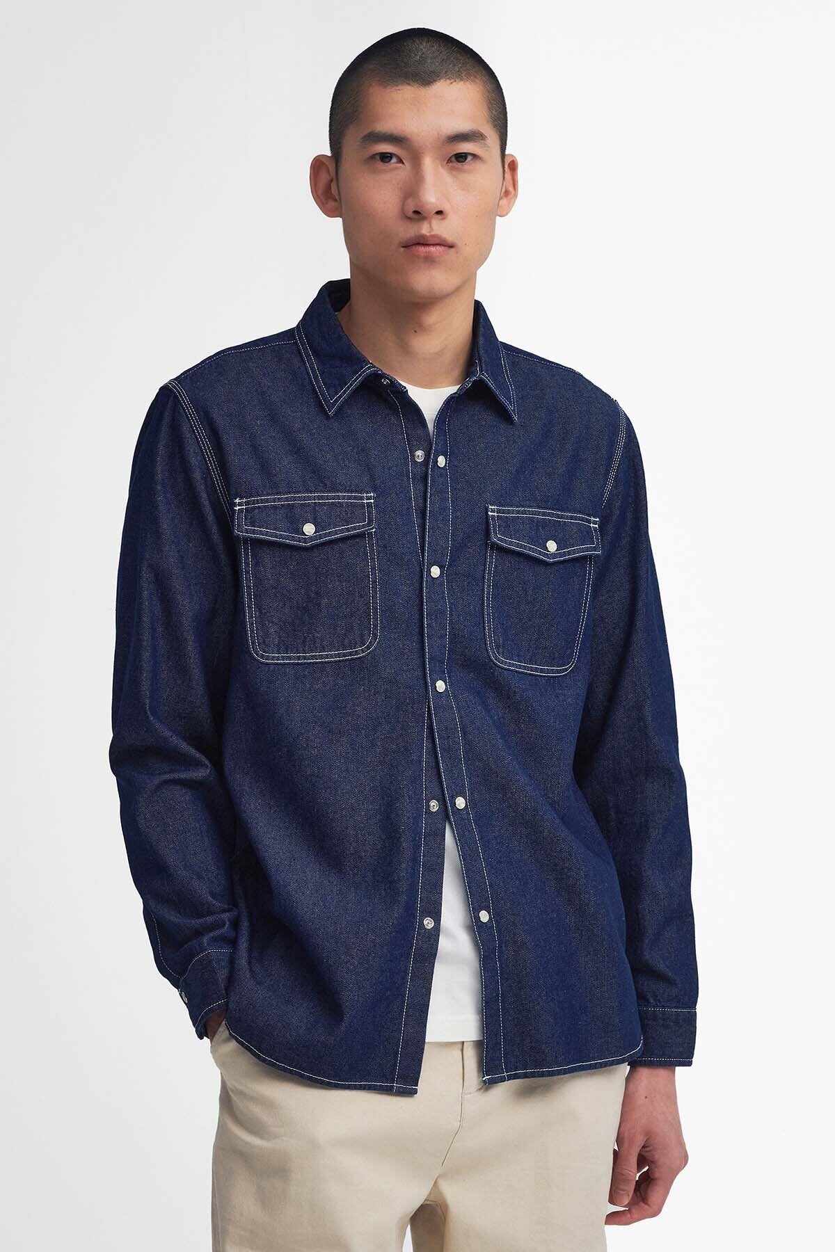 Terence Denim Langarmhemd