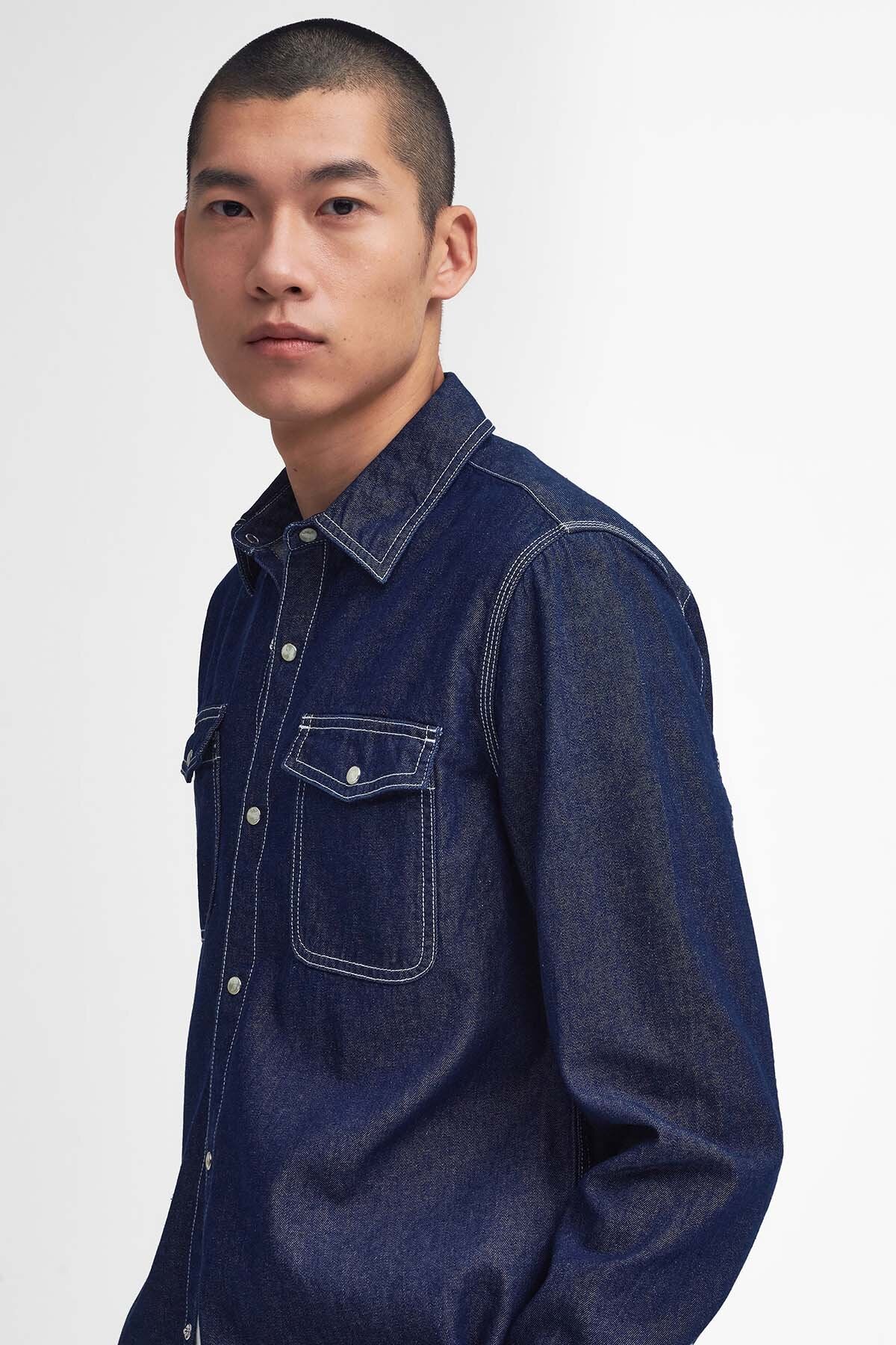 Terence Denim Langarmhemd