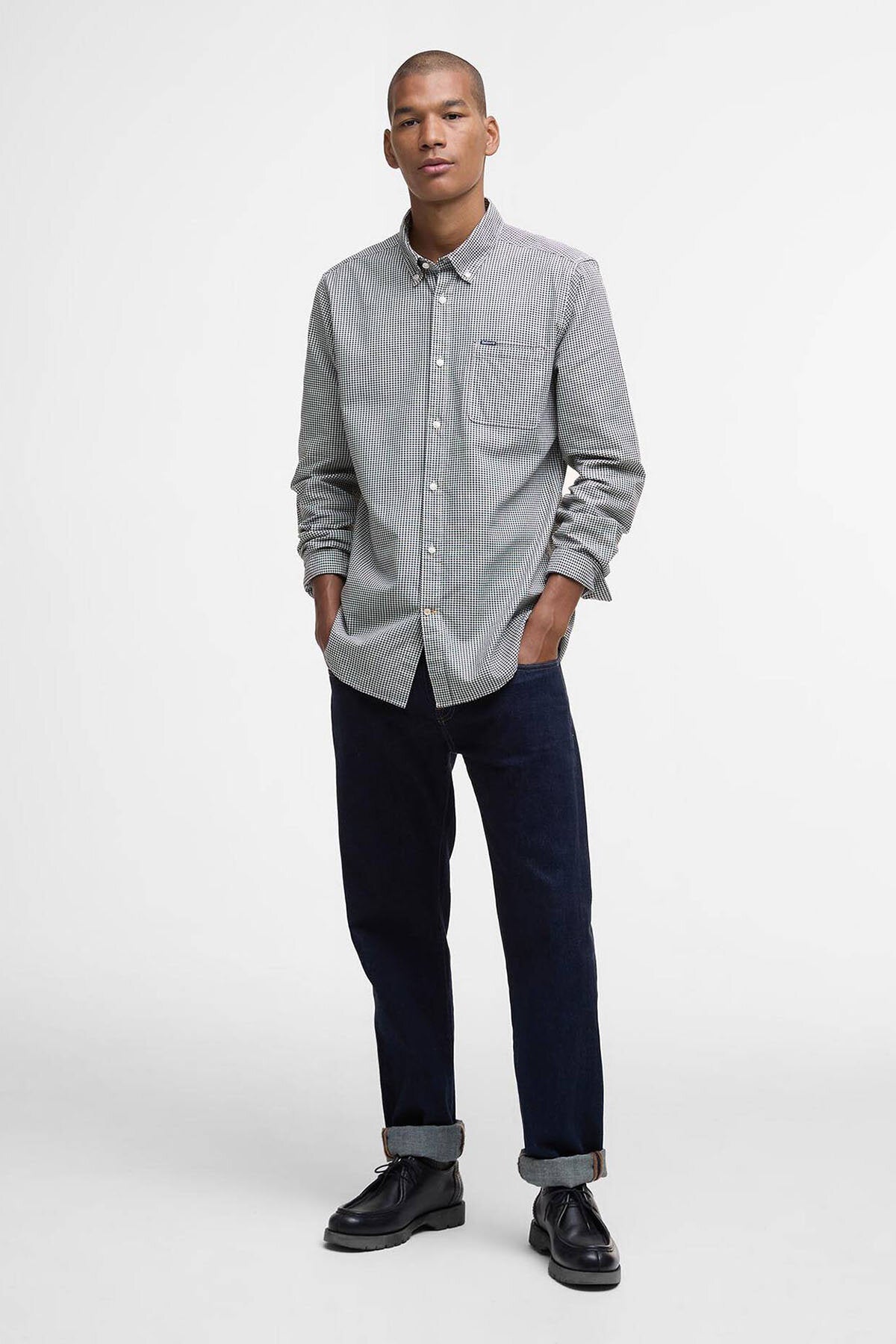 Halton Gingham Maßgeschneidertes Hemd