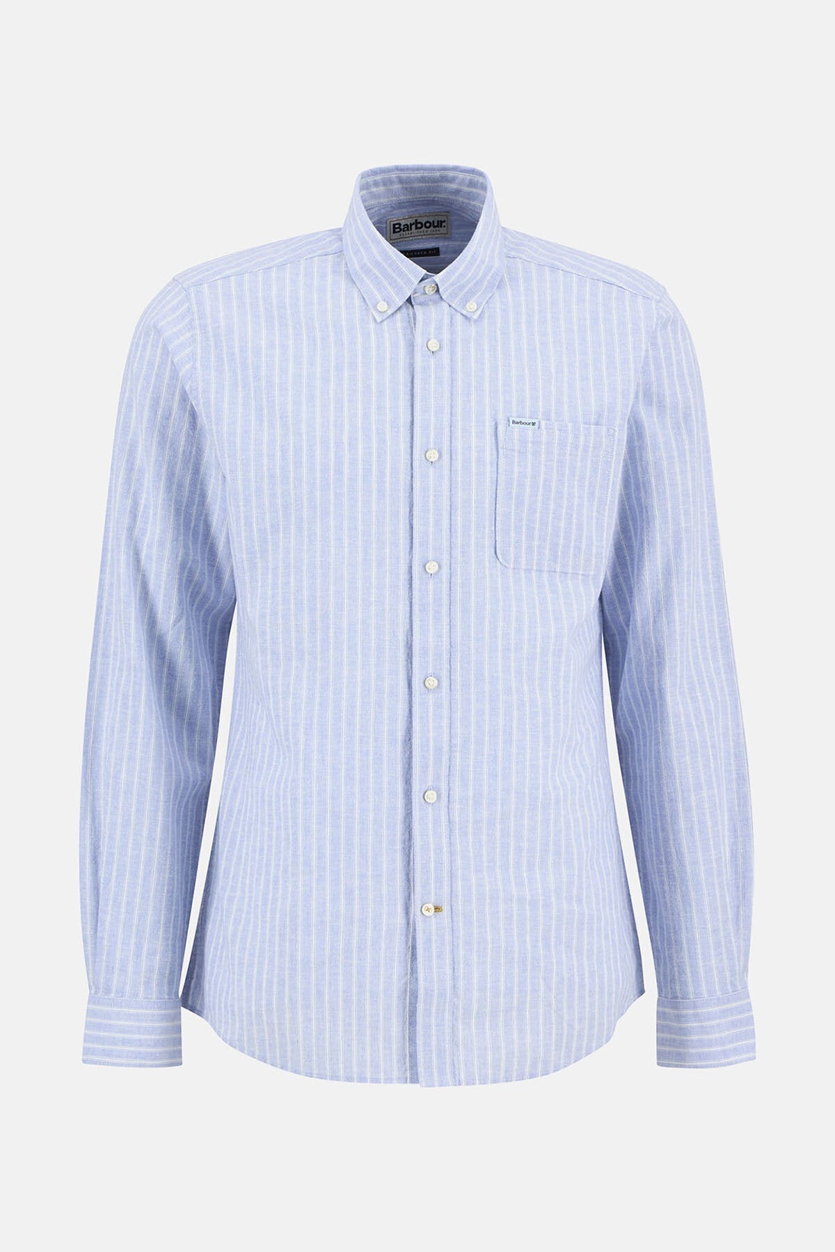 Nelson Striped Long-Sleeved Tailored Shirt