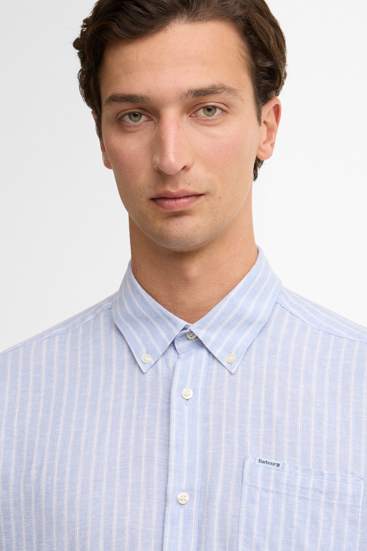 Nelson Striped Long-Sleeved Tailored Shirt