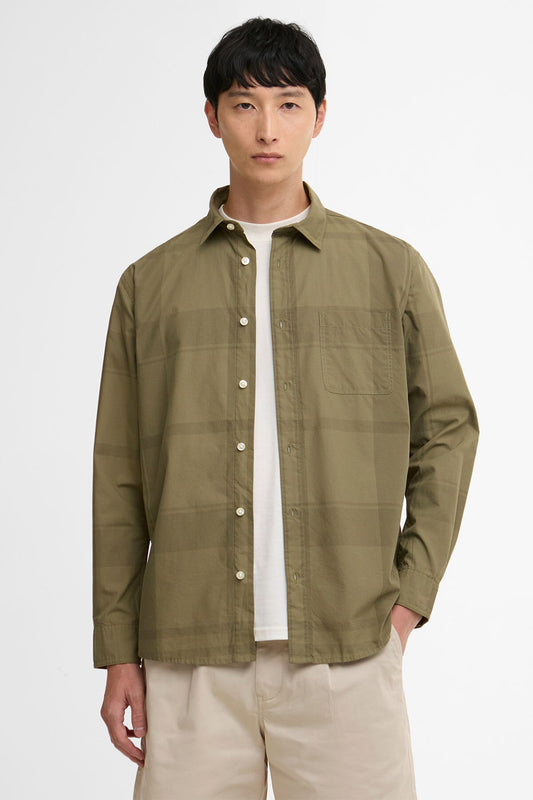 Tunstall Oversized Tonal Tartan Shirt