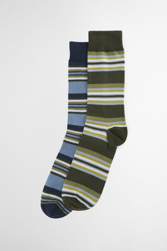 Summer Stripe 2 Pack Socks