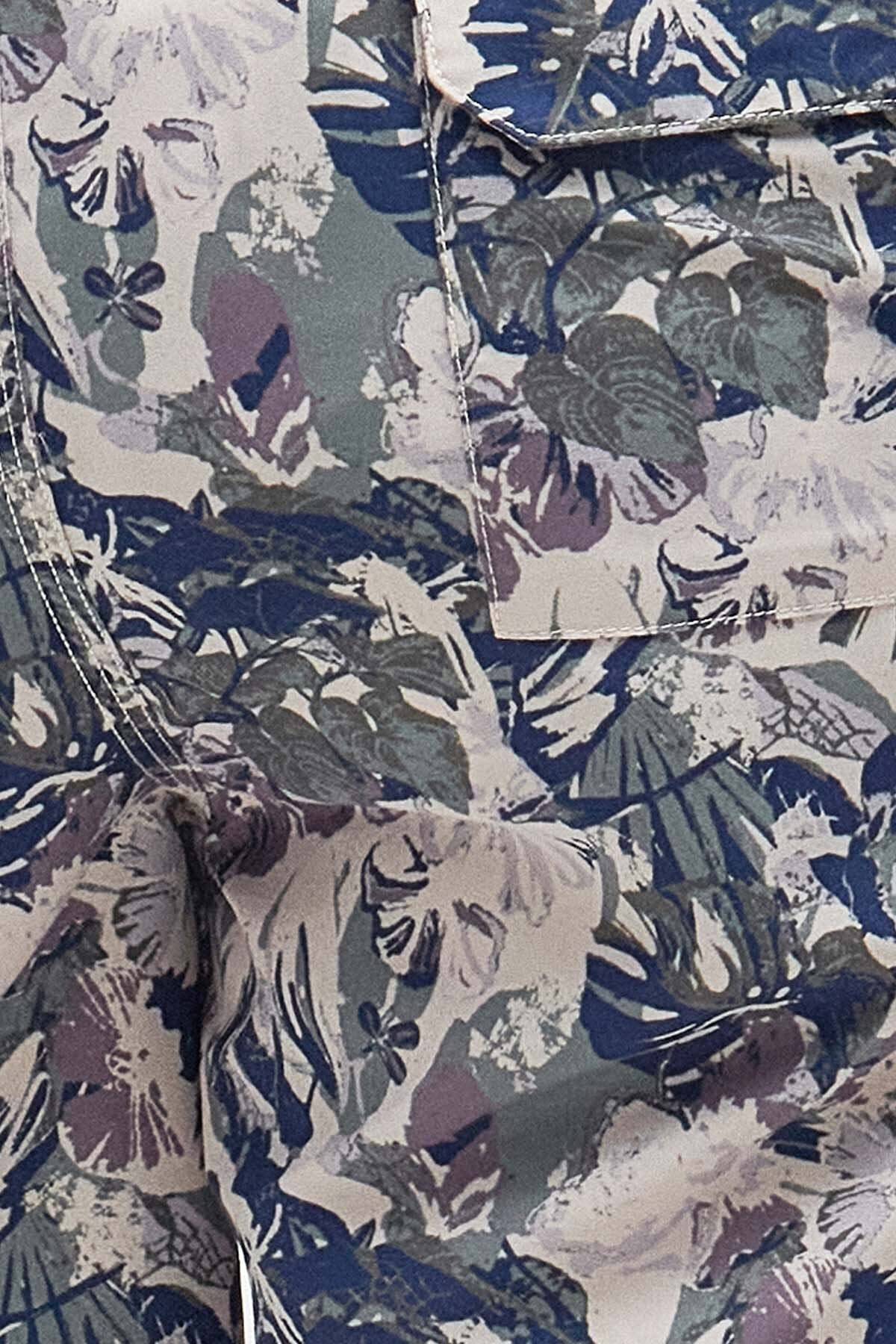 Hindle Palm-Leaf Swim Shorts