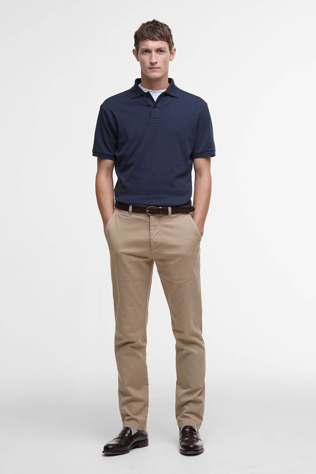 Stretchhose im Tailored-Stil mit Waschung