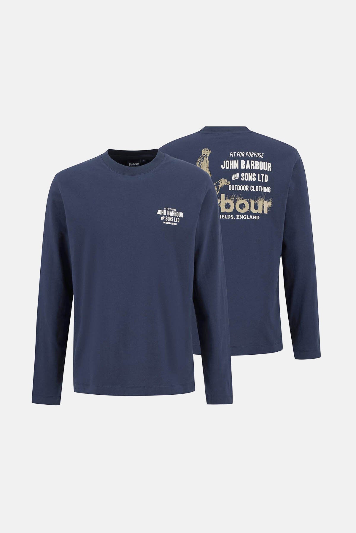Pointer Langarm-Grafik-T-Shirt
