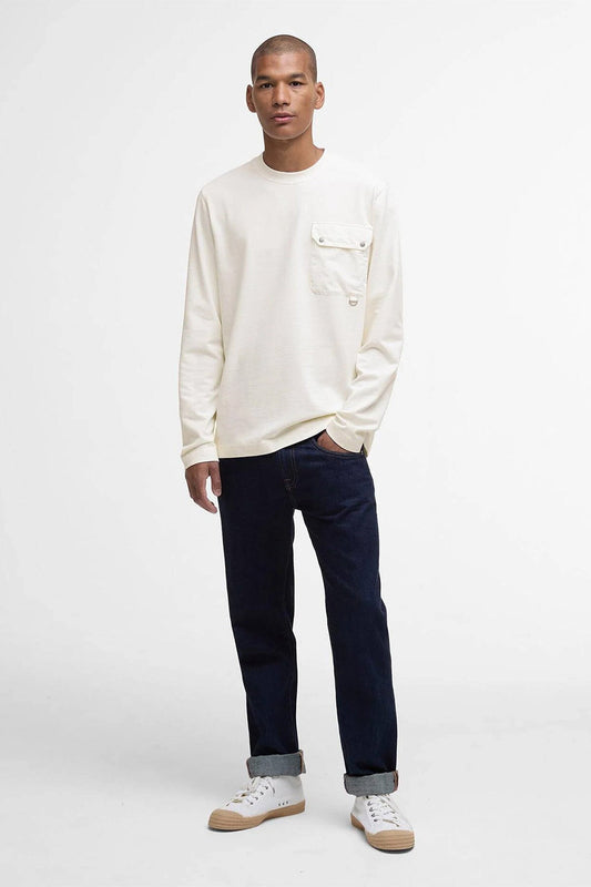Leazes Langarm-T-Shirt mit Relaxed Fit