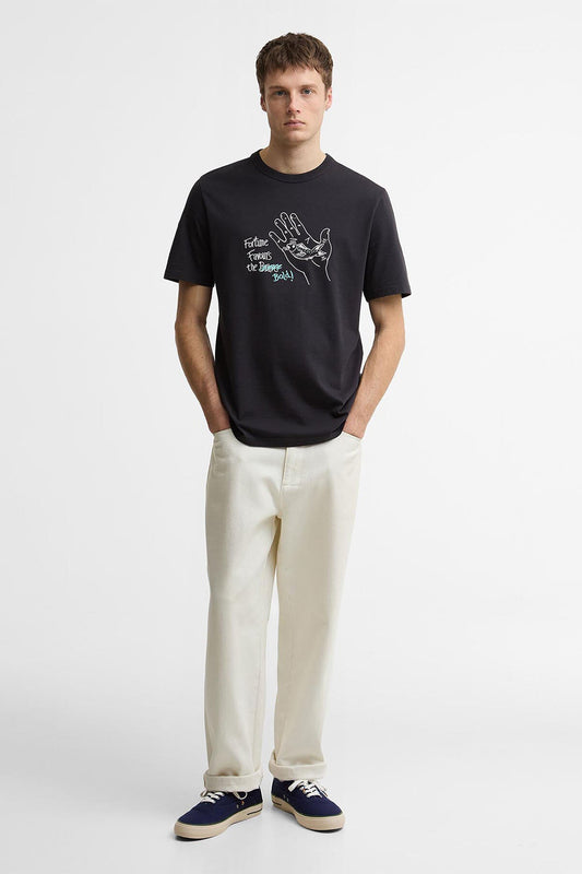 Paul Smith Loves Fortune Fish Graphic T-Shirt