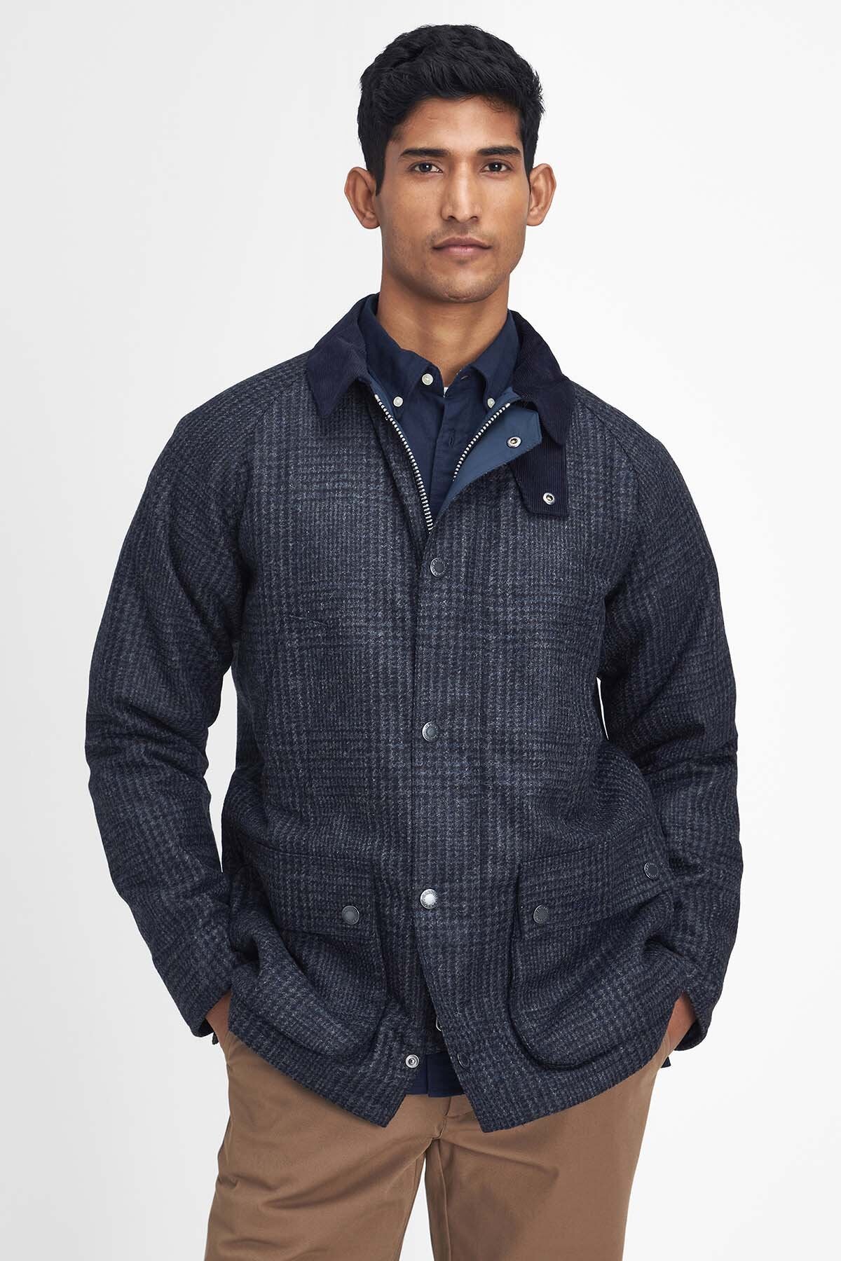 Bedale Karierte Wolljacke