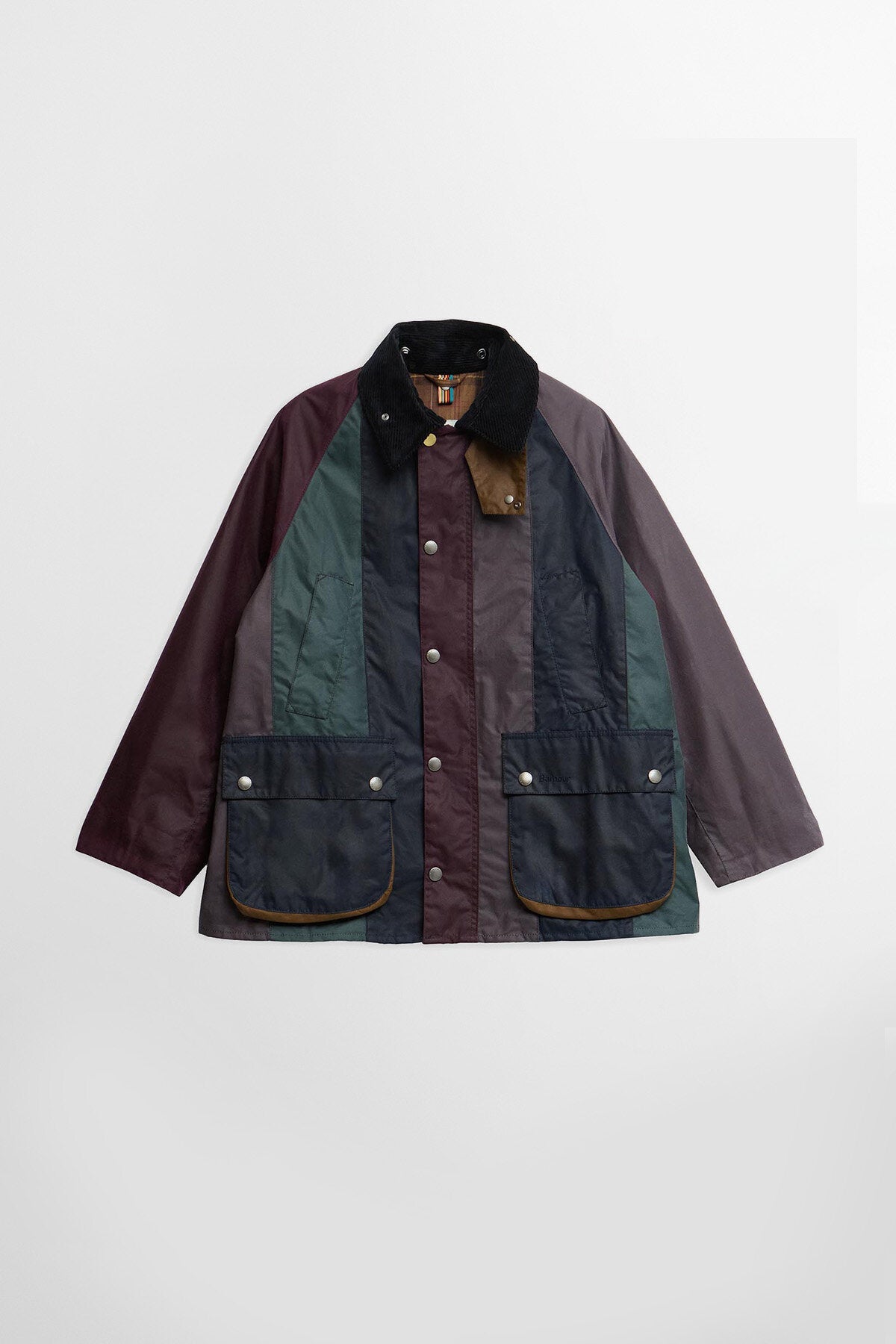 Paul Smith loves Striped Oversized Bedale Waxed Jacket