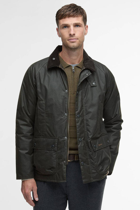 Modern Beaufort Check Wax Jacket