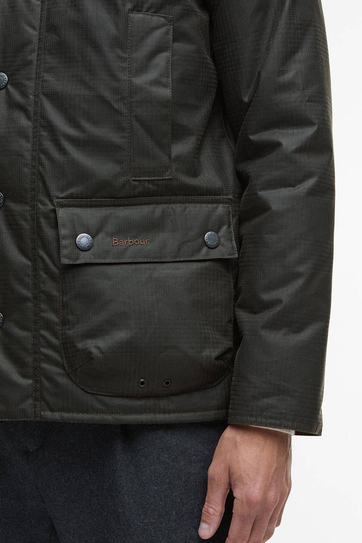 Modern Beaufort Check Wax Jacket