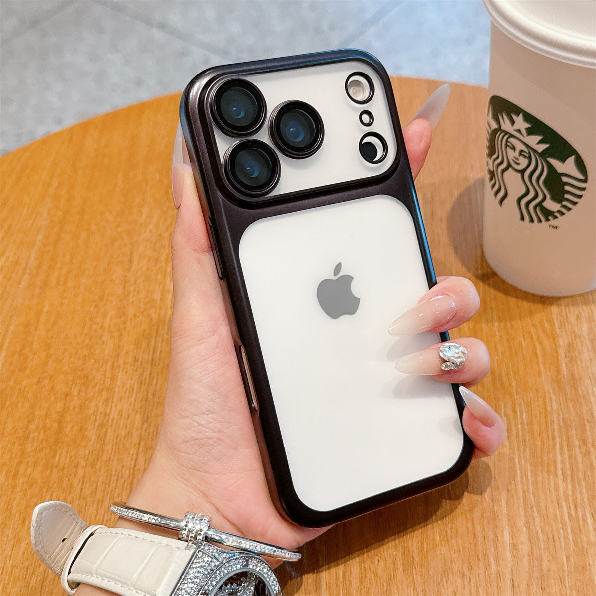 Creative Frosted Electroplating Mobile Phone Case (iPhone Series)