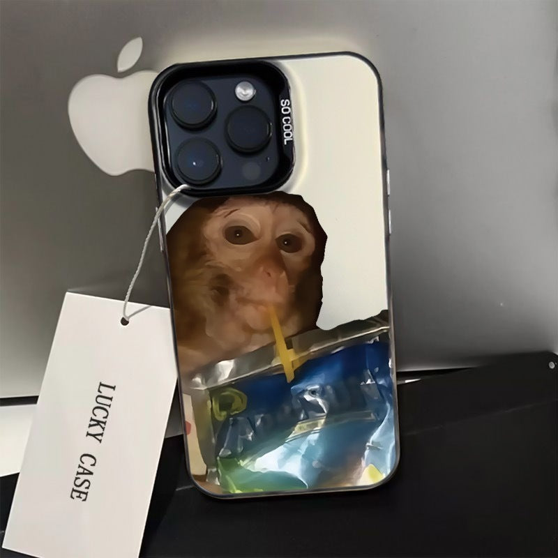 Funny Monkey - All-Inclusive Capri Length Handyhülle, kompatibel mit iPhone