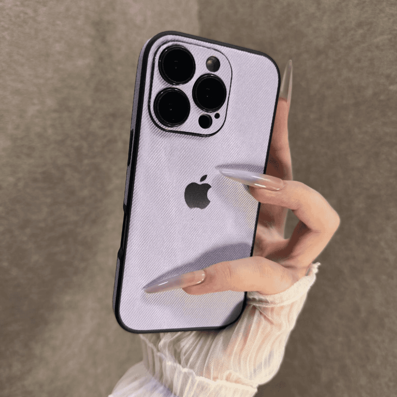 Galvanisierte Denim-Muster iPhone Hülle
