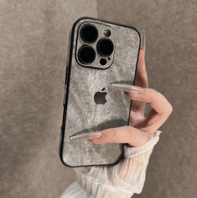 Galvanisierte Denim-Muster iPhone Hülle
