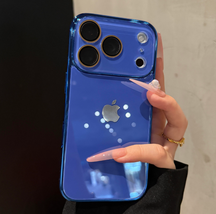 Handyhülle aus Kristallglas mit Galvanik für die iPhone-Serie