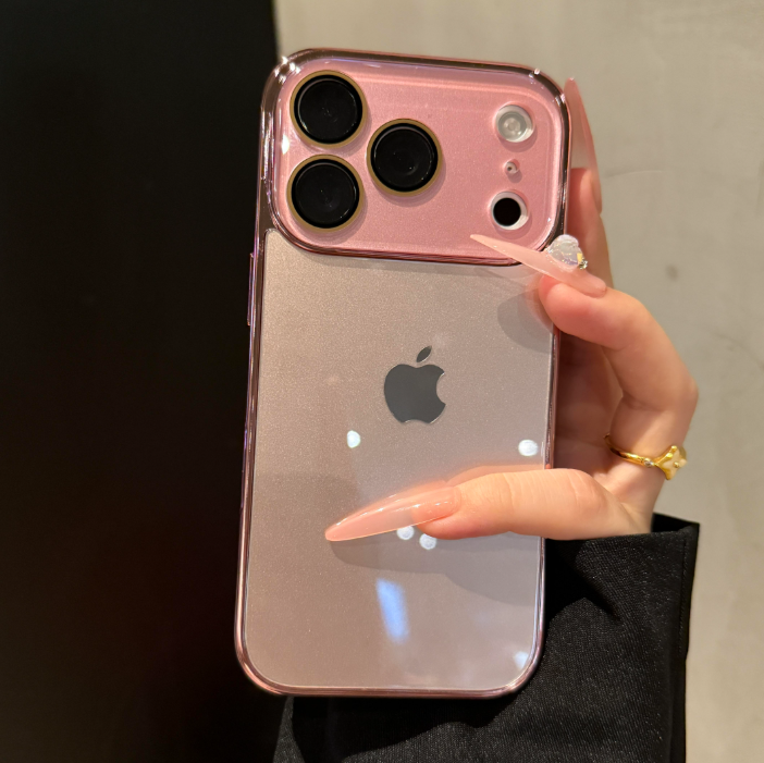 Handyhülle aus Kristallglas mit Galvanik für die iPhone-Serie