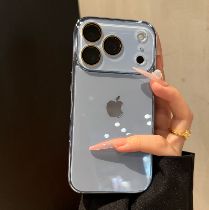 Handyhülle aus Kristallglas mit Galvanik für die iPhone-Serie
