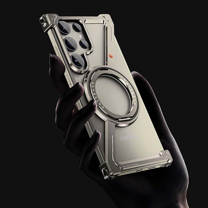 Samsung Galaxy Z-Serie Rahmlose magnetische Handyhülle mit drehbarem Ständer