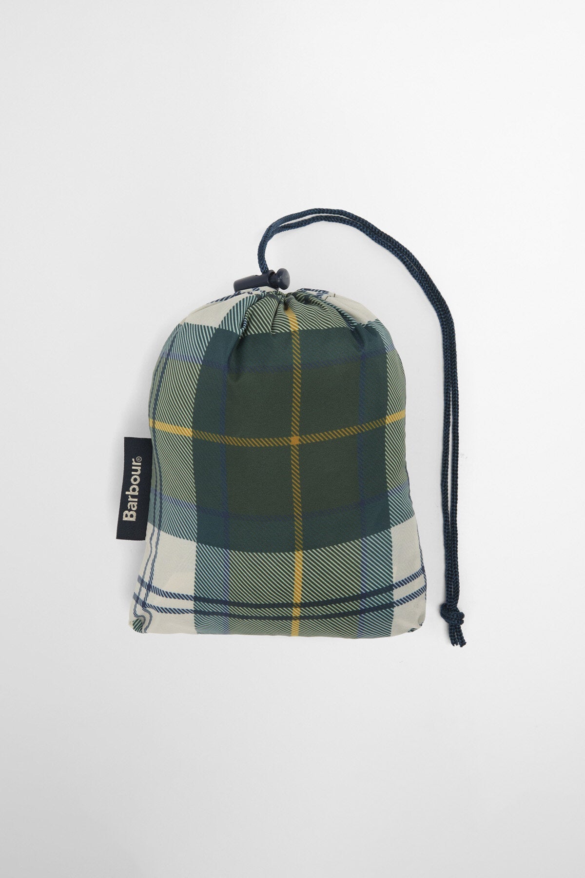 Waterproof tartan poncho