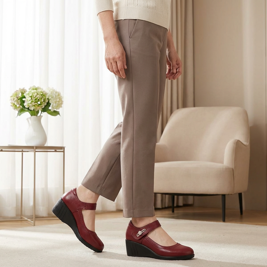 Elegante Komfortschuhe mit mittlerem Absatz