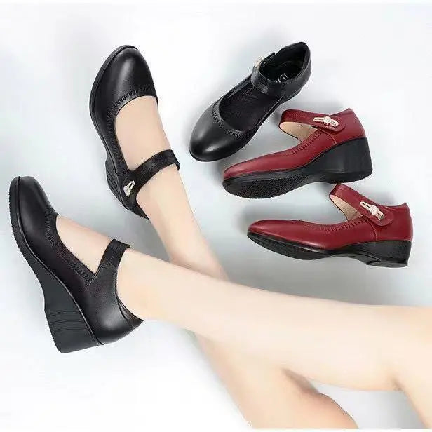 Elegante Komfortschuhe mit mittlerem Absatz