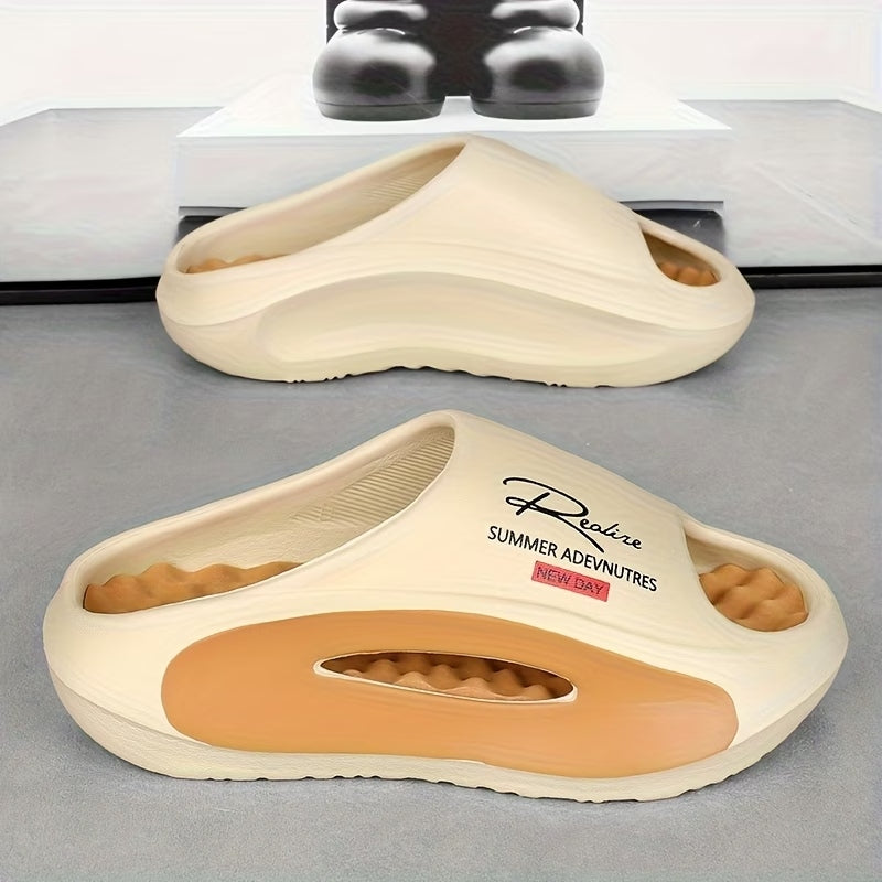 Men’s Thick-Sole Non-Slip Cloud Comfort Slide Sandals