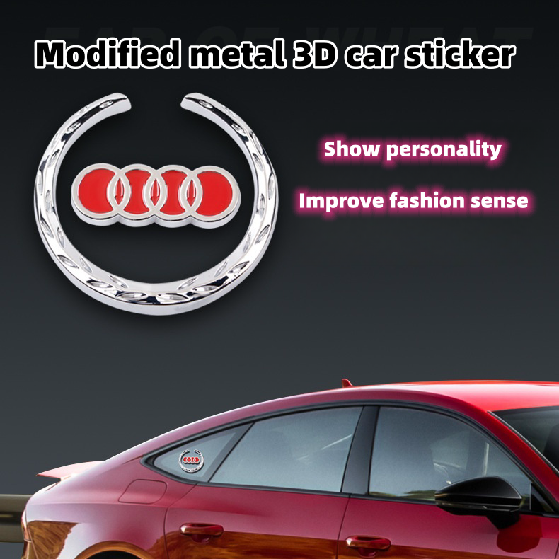 Special car modified metal three-dimensional car sticker