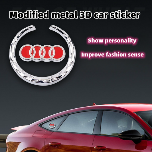 Special car modified metal three-dimensional car sticker