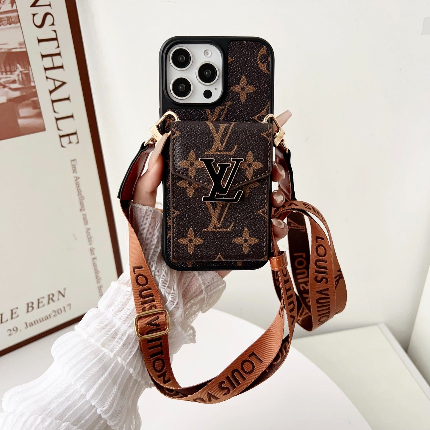 LV Signature Strap Series iPhone-Hüllen