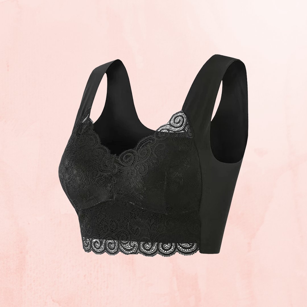 🔥Letzter Tag: 1 kaufen, 2 gratis😍 – Nahtloser bügelloser Push-up-Spitzen-BH