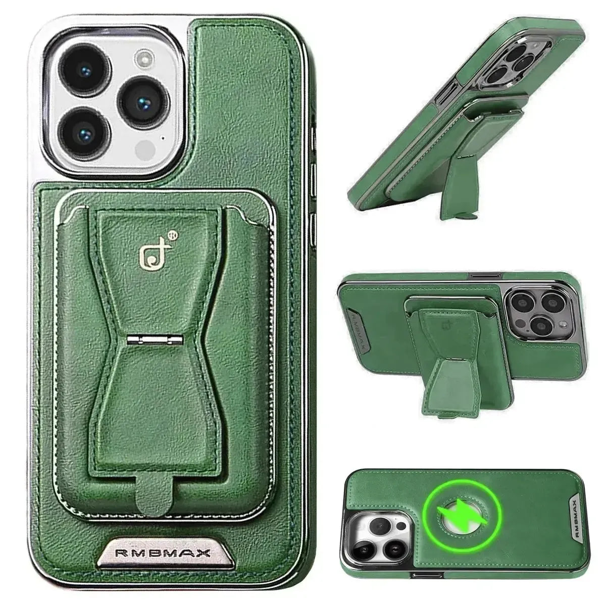 Geeignet für iPhone Kartenhalter Magnetische Business Leder Handyhülle