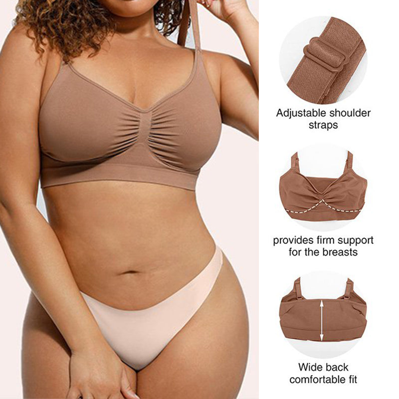 Super elastischer, leichter, kabelloser BH für Damen