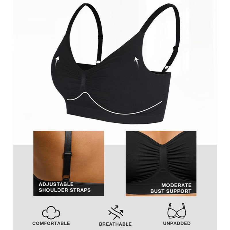 Super elastischer, leichter, kabelloser BH für Damen